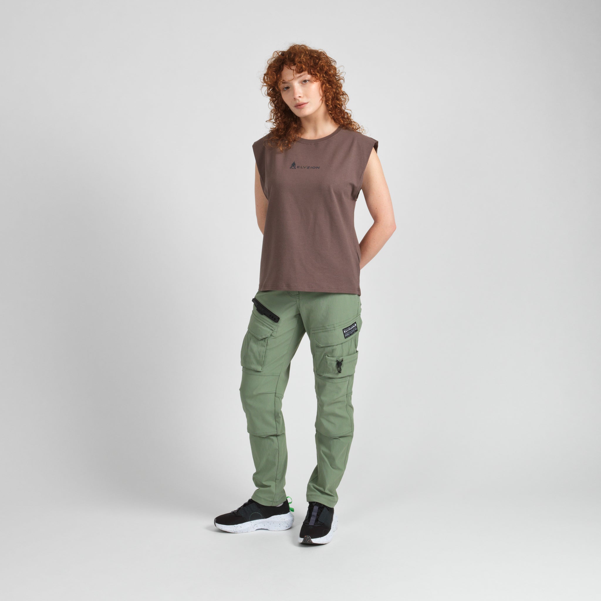 Bronx Khaki Drawcord Cargo Pants – Beginning Boutique US